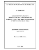 The abstract of dissertation: Research on establishing the neural stimulation system and apply for evaluating the spatial response of hippocampal place cells