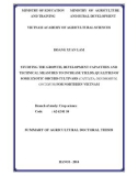 Summary of agricultural doctoral thesis: Studying the growth, development capacities and technical measures to increase yields, qualities of some exotic orchid cultivars (cattleya, dendrobium, oncidium) for Northern Vietnam