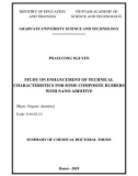 Summary of Chemical doctoral thesis: Study on enhancement of technical characteristics for some composite rubbers with nano additive