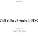 Giáo trình Android SDk chương 1