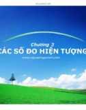 Bài giảng Nguyên lý thống kê: Chương 3 - Nguyễn Ngọc Lam