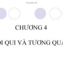 Bài giảng Nguyên lý thống kê kinh tế: Chương 4