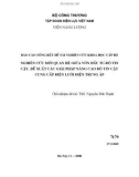 Báo cáo tổng kết đề tài nghiên cứu khoa học cấp bộ: Nghiên cứu mối quan hệ giữa vốn đầu tư-độ tin cậy, đề xuất các giải pháp nâng cao độ tin cậy cung cấp điện lưới điện trung áp