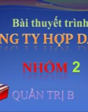 Bài thuyết trình Công ty hợp danh