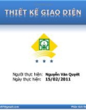 Thiết kế giao diện