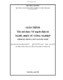 Giáo trình Vẽ mạch điện tử (Nghề: Điện tử công nghiệp) - CĐ Công nghiệp và Thương mại