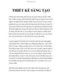 THIẾT KẾ SÁNG TẠO