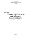 Giáo trình Hóa học và công nghệ chế biến than