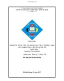 Giáo trình Kiểm tra và đánh giá chất lượng mối hàn theo tiêu chuẩn quốc tế (Nghề: Hàn) - CĐ Nghề Việt Đức, Hà Tĩnh