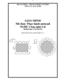 Giáo trình Thực hành Autocad (Nghề: Công nghệ ô tô)