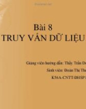 Bài giảng - Bài 8 TRUY VẤN DỮ LIỆU