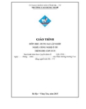 Giáo trình Dung sai lắp ghép - Nghề: Công nghệ ô tô - CĐ Kỹ Thuật Công Nghệ Bà Rịa-Vũng Tàu