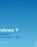 Bài giảng Windows 7 - Võ Hà Quang Định