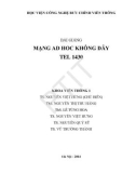 Bài giảng: Mạng Ad hoc không dây TEL 1430