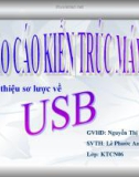 Báo cáo kiến trúc máy tính: Giới thiệu sơ lược về USB