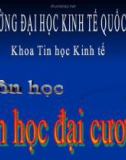 Bài giảng Tin học đại cương - ĐH Kinh tế Quốc dân