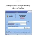 Dễ dàng download và chuyển định dạng video trên YouTube