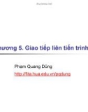 Bài giảng Chương 5: Giao tiếp liên tiến trình