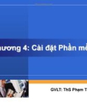 Bài giảng Nhập môn Công nghệ phần mềm: Chương 4 - ThS. Phạm Thi Vương