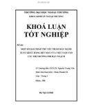 báo cáo tốt nghiệp: Một số giải pháp chủ yếu nhằm đẩy mạnh xuất khẩu hàng dệt may của Việt Nam vào thị trường phi hạn ngạch