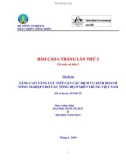 Báo cáo nghiên cứu nông nghiệp NÂNG CAO NĂNG LỰC TIẾP CẬN CÁC DỊCH VỤ KINH DOANH NÔNG NGHIỆP CHO CÁC NÔNG HỘ Ở MIỀN TRUNG VIỆT NAM 