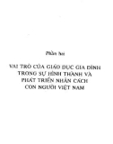 Nghiên cứu vấn đề giáo dục gia đình: Phần 2