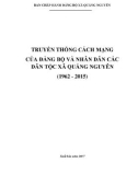 Ebook Truyền thống cách mạng của Đảng bộ và nhân dân xã Quảng Nguyên (1962-2015)