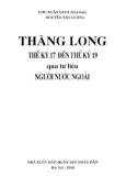 Tìm hiểu Thăng Long thế kỷ XVII đến thế kỷ XIX thông qua tư liệu nước ngoài: Phần 1