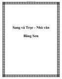 Sang và Trọc - Nhà văn Băng Sơn