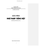 Giáo trình Ngữ pháp Tiếng Việt: Phần 1 - GS Diệp Quang Ban