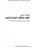 Giáo trình Ngữ pháp tiếng Việt (sách dành cho các trường cao đẳng sư phạm): Phần 1