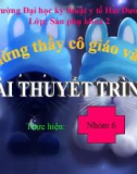 Thuyết trình: Một số thực nghiệm phôi