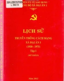 Ebook Lịch sử truyền thống cách mạng xã Đại Ân 1 (1930-1975): Phần 1 (Tập 1)