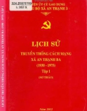 Ebook Lịch sử truyền thống cách mạng xã An Thạnh Ba (1930-1975): Phần 1 (Tập 1)