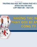 Thuyết trình: Những tác nhân thay đổi bí ẩn của công ty