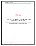 Tiểu luận: Chính sách tài khóa và tăng trưởng: bằng chứng từ các nước Oced - Fiscal policy and growth: evidence from Oecd countries