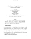 Báo cáo toán học: Classiﬁcation of (p, q, n) dipoles on nonorientable surfaces