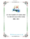 KỶ YẾU NGHIÊN CỨU KHOA HỌC VÀ CHUYỂN GIAO CÔNG NGHỆ 2006-2011