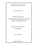 Luận văn Thạc sĩ Luật kinh tế: Pháp luật Việt Nam về nhượng quyền thương mại – Thực tiễn áp dụng tại tỉnh Bình Dương