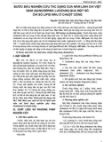 BƯỚC ĐẦU NGHIÊN CỨU TÁC DỤNG CỦA NẤM LINH CHI VIỆT NAM (GANODERMA LUCIDUM) QUA MỘT SỐ CHỈ SỐ LIPID MÁU Ở CHUỘT CỐNG