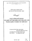 Đề tài cấp bộ: Hoạt động đối ngoại của một số tỉnh biên giới phía Bắc với Trung Quốc từ năm 1991 đến nay - Học viện Chính trị Quốc gia Hồ Chí Minh