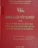 Khóa luận tốt nghiệp: Một số giải pháp vượt rào cản kỹ thuật thương mại khi các doanh nghiệp Việt Nam xuất khẩu hàng hóa vào thị trườn EU