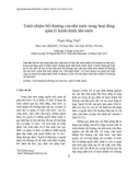 Tạp chí khoa học: Trách nhiệm bồi thường của nhà nước trong hoạt động quản lý hành chính nhà nước