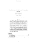 Báo cáo toán học: Matrices connected with Brauer’s centralizer algebras