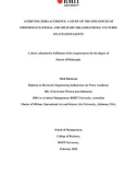 Doctoral thesis of Philosophy: Achieving zero accidents: a study of the influences of Indonesian national and military organisational cultures on aviation safety