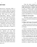 Summary of PhD thesis in Economic Management: Studying critical success factors for road traffic infrastructure x projects under BOT form in Vietnam