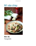 Mì xào chay