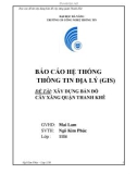 Báo cáo hệ thống thông tin địa lý (GIS): Xây dựng bản đồ cây xăng quận Thanh Khê