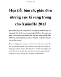 Họa tiết bàn cờ, giản đơn nhưng cực kì sang trọng cho Xuân/Hè 2013