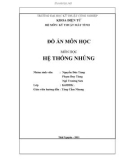 Báo Cáo Đồ Án: hệ thống nhúng